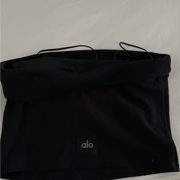 Alo Black Knit Neck Warmer - Picture 1 of 2